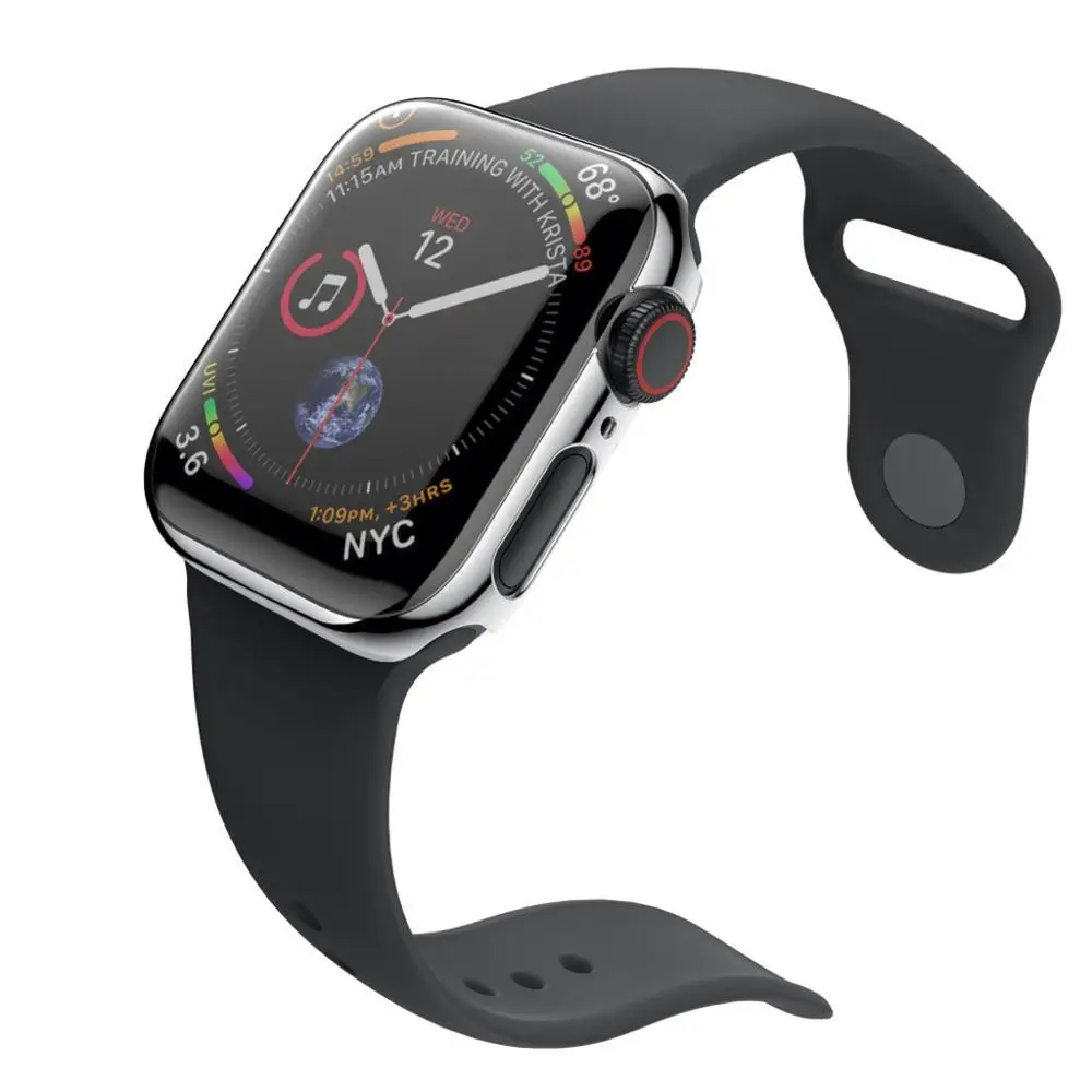 Ультратонкое покрытие чехлы Защитный бампер, чехол КРЫШКА ДЛЯ IWatch 5 40 мм 44 мм Смарт часы защитные аксессуары для Apple#912