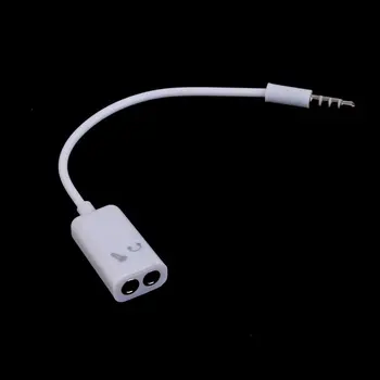 

3.5mm Headphone Microphone Stereo Audio Splitter Adapter Cable