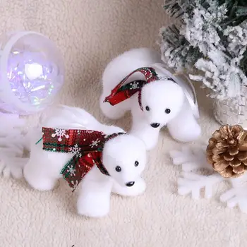 

Christmas Bear Ornament Durable Interesting Pendant Decoration