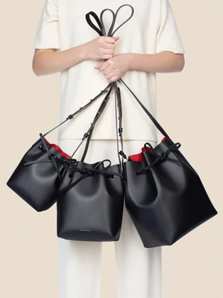 MansurGavriel Женские Сапоги выше колена из натуральной кожи сумка мешок бренда Mansur: