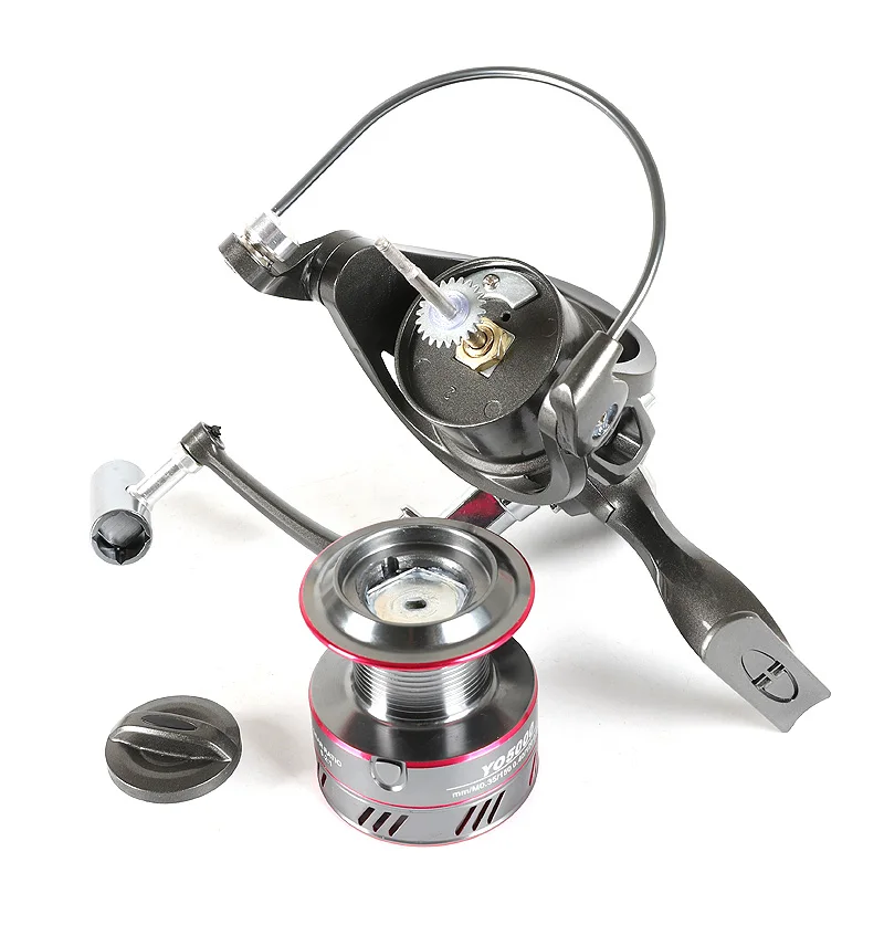 YUBOSHI Brand YO1000-6000 Spinning Reel 5.2:1 5-12KG Max Drag Metal Spool Metal Knob Spinning Fishing Reel Fishing Wheel