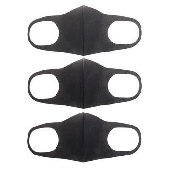 

Kpop Cotton Anti Dust Face Mouth Mask for Winter Running Anti dust Black Mask