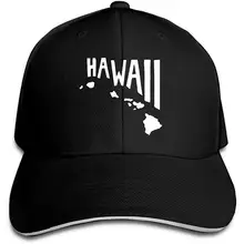 Мужская Женская кепка для гольфа с Гавайскими островами, регулируемая простая бейсболка