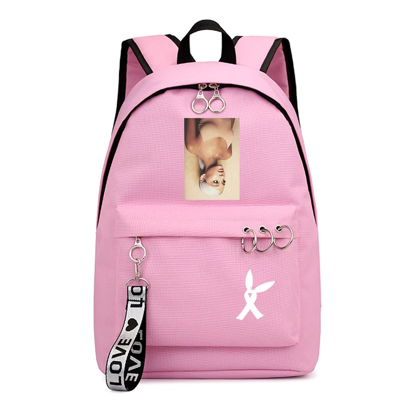 Ariana Grande сумки для колледжа и школы sac dos рюкзак для ноутбука вместительные рюкзаки дорожная сумка на плечо для девочки-подростка Bookbag - Цвет: backpacks 9