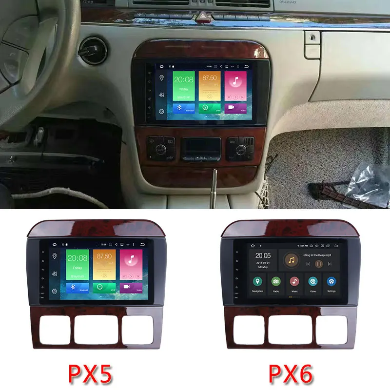 Excellent 8 Inch Android 9.0 Octa Cores Car Radio Stereo Systemr For Mercedes Benz S320 S350 S400 W220 W215 S Class GPS Multimedia Carplay 1