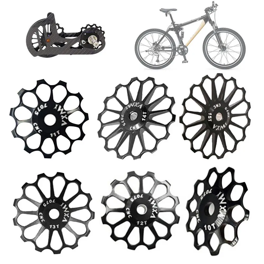 MTB Road Bike Ceramic Pulley 7005 Aluminum Alloy Rear Derailleur 