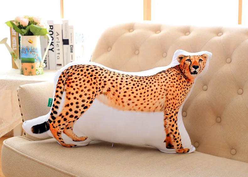 Модель 3D Животное Мультфильм Подушка собака кошка задняя подушка сиденье Подушка Плюшевые игрушки
