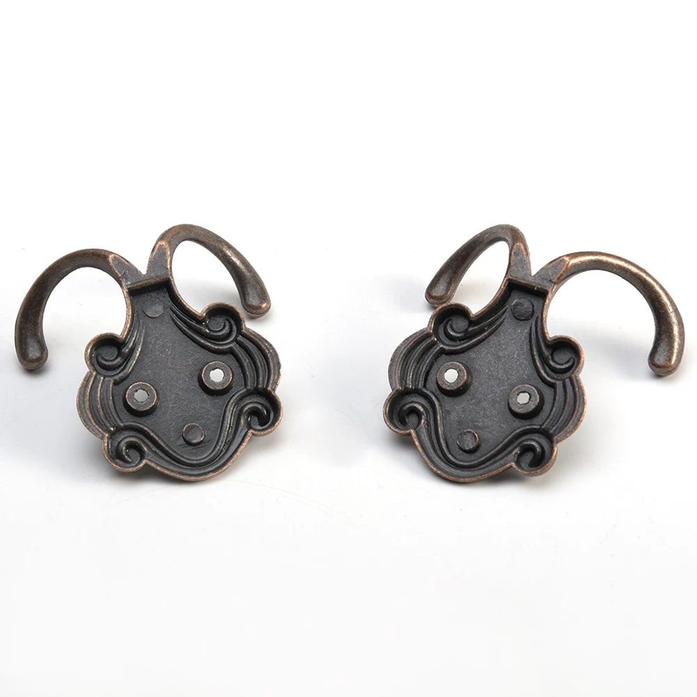 Настенный крючок для одежды античный цинковый сплав двери старинные Крючки для пальто шляпа сумка вешалка для полотенец Ванная комната крючок Двойная Вешалка#0928
