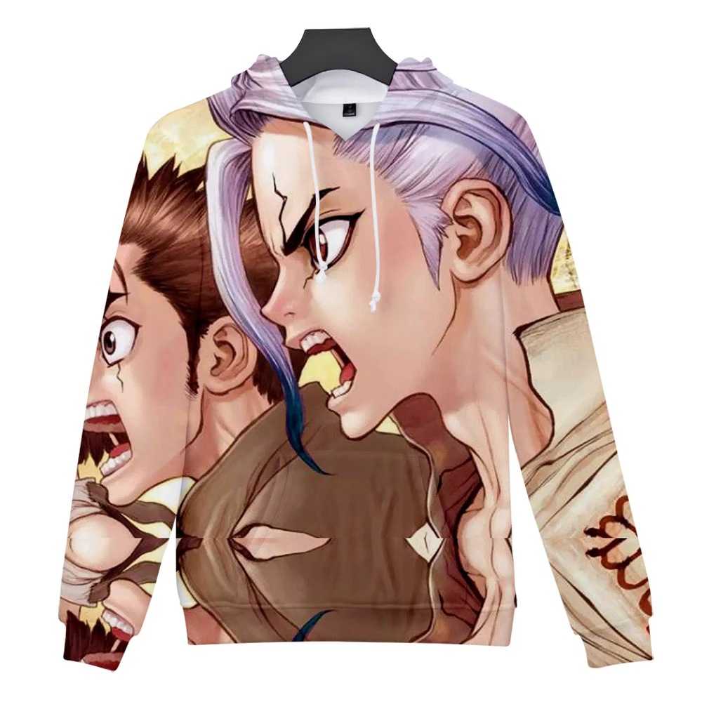 Drstone/толстовки с 3D принтом; толстовки с капюшоном с аниме Dr stone; горячая распродажа; подростковая одежда с героями мультфильмов