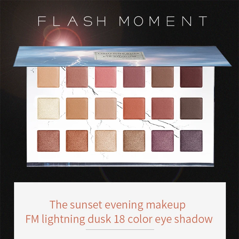 New 18 Colors Nude pigment Glitter Eyeshadow Matte Shimmer Palette Lasting Waterproof Mineral Eye Shadow Pallete Makeup Cosmetic