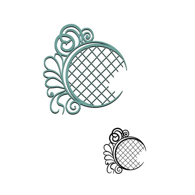 

YaMinSanNiO Flower Die Circle Frame Metal Cutting Dies Paper Craft for Scrapbooking Card Album Embossing Diecut Template Stencil