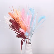 Aliexpress - Simulation of 5 Heads of Reed Grass Large Bunches of Floor-to-ceiling Flowers Home Living Room Club Window DecorationsDIY