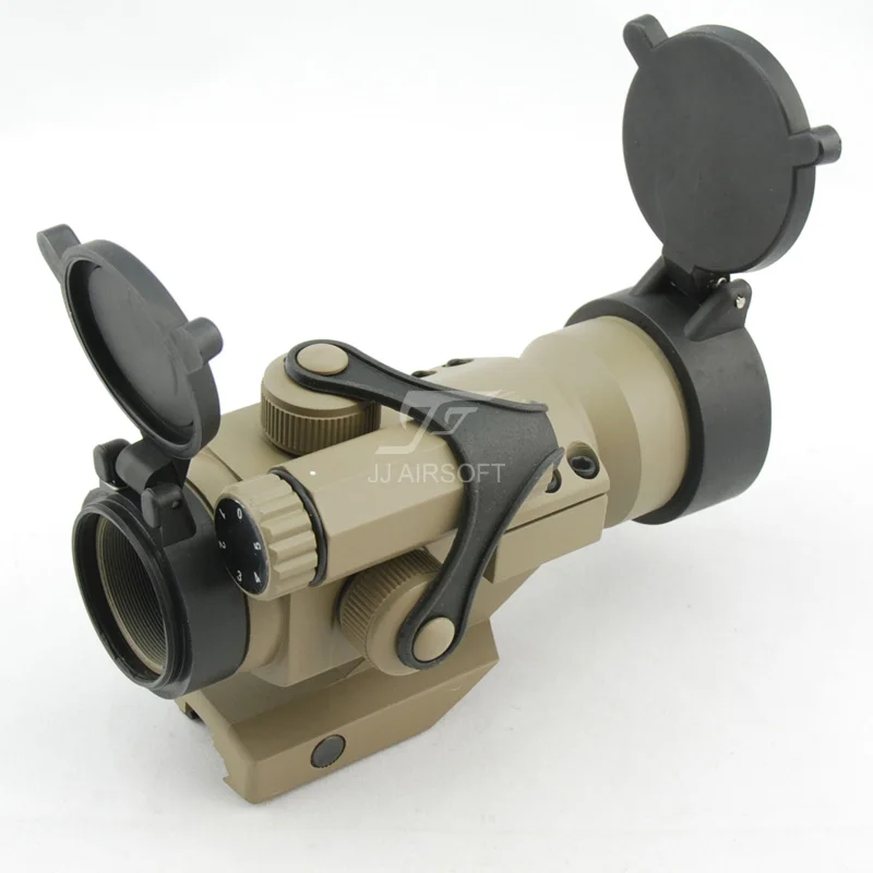 JJ Airsoft M2 Reddot с консольным креплением (черный/коричневый) Бесплатная доставка