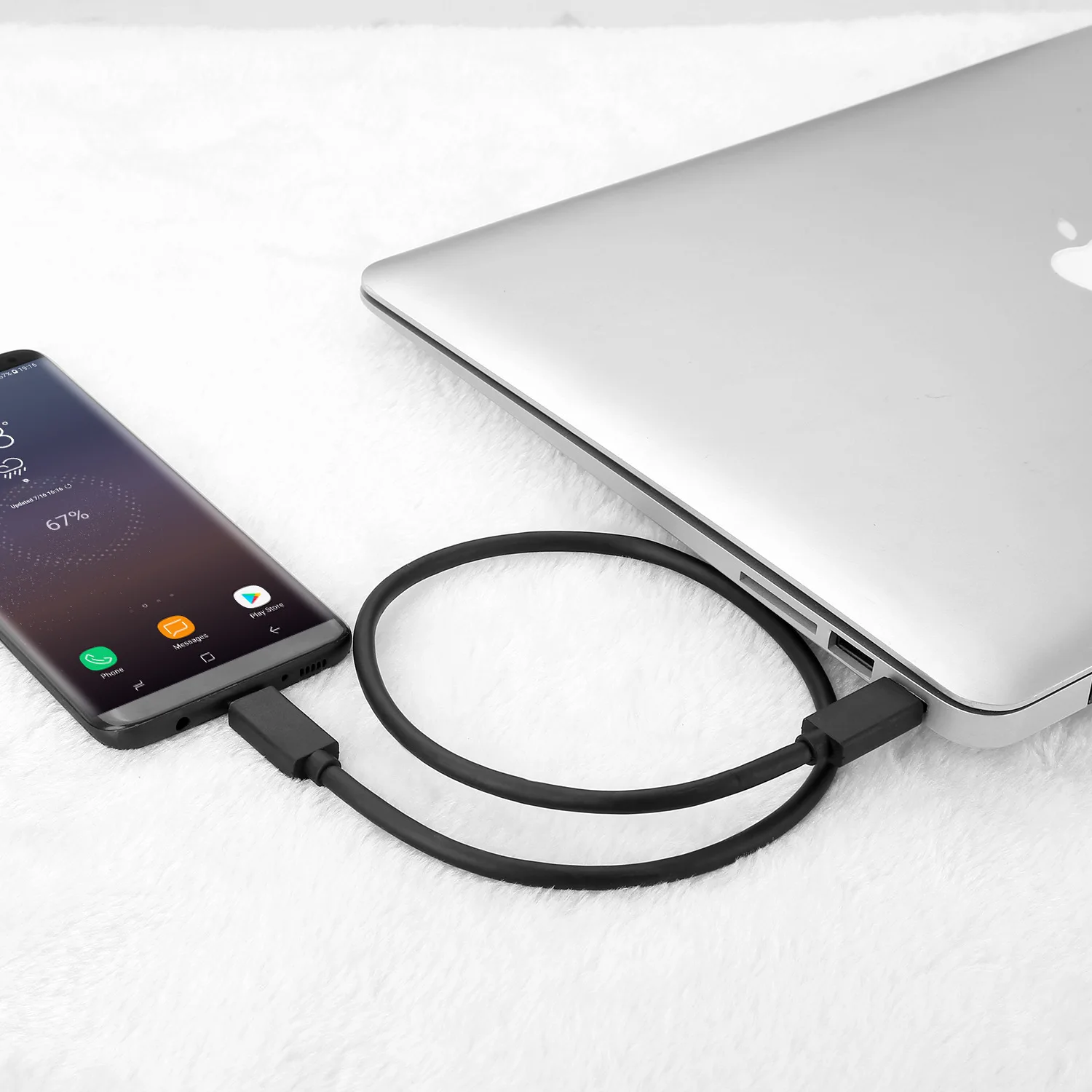 3а USB C к USB C кабель PD 60 Вт Кабель быстрой зарядки для Macbook Xiaomi Galaxy LG huawei Usb Кабель зарядного устройства