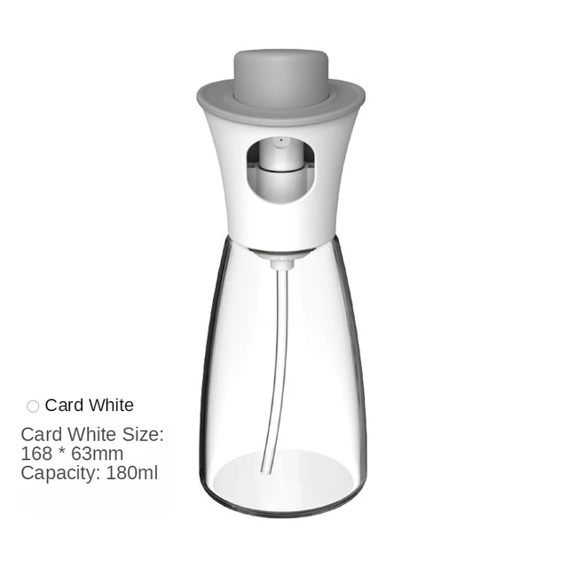 Push-Type Fuel Injector Seasoning Bottle Dust-Proof and Oil-Control Large-Caliber Barbecue Sprayer Olive Oil Spray Bottle A