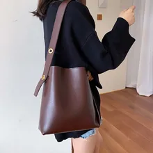 Новая дизайнерская однотонная Цвет из искусственной кожи через плечо сумки для Для женщин качество сумка-мешок леди сумки через плечо женские сумочки