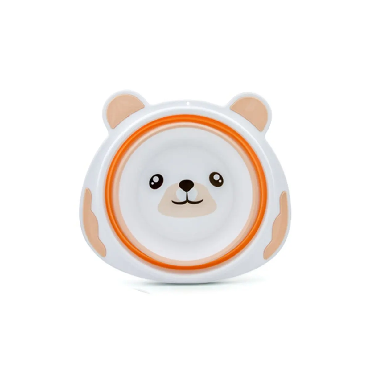 Orange panda Детский портативный умывальник, Детская ванна, складной умывальник для новорожденного, для лица, для ног, для приклада, умывальник для путешествий - Цвет: Orange panda