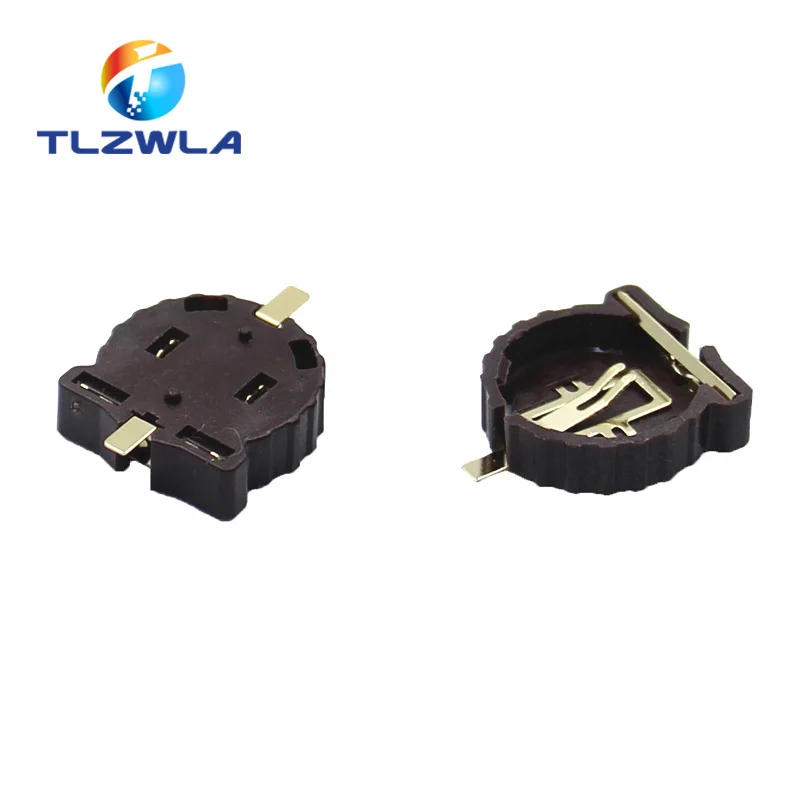 10 шт. SMD SMT CR1220 CR1225 BS 1220 2 3V держатель для аккумулятора|Соединители| |
