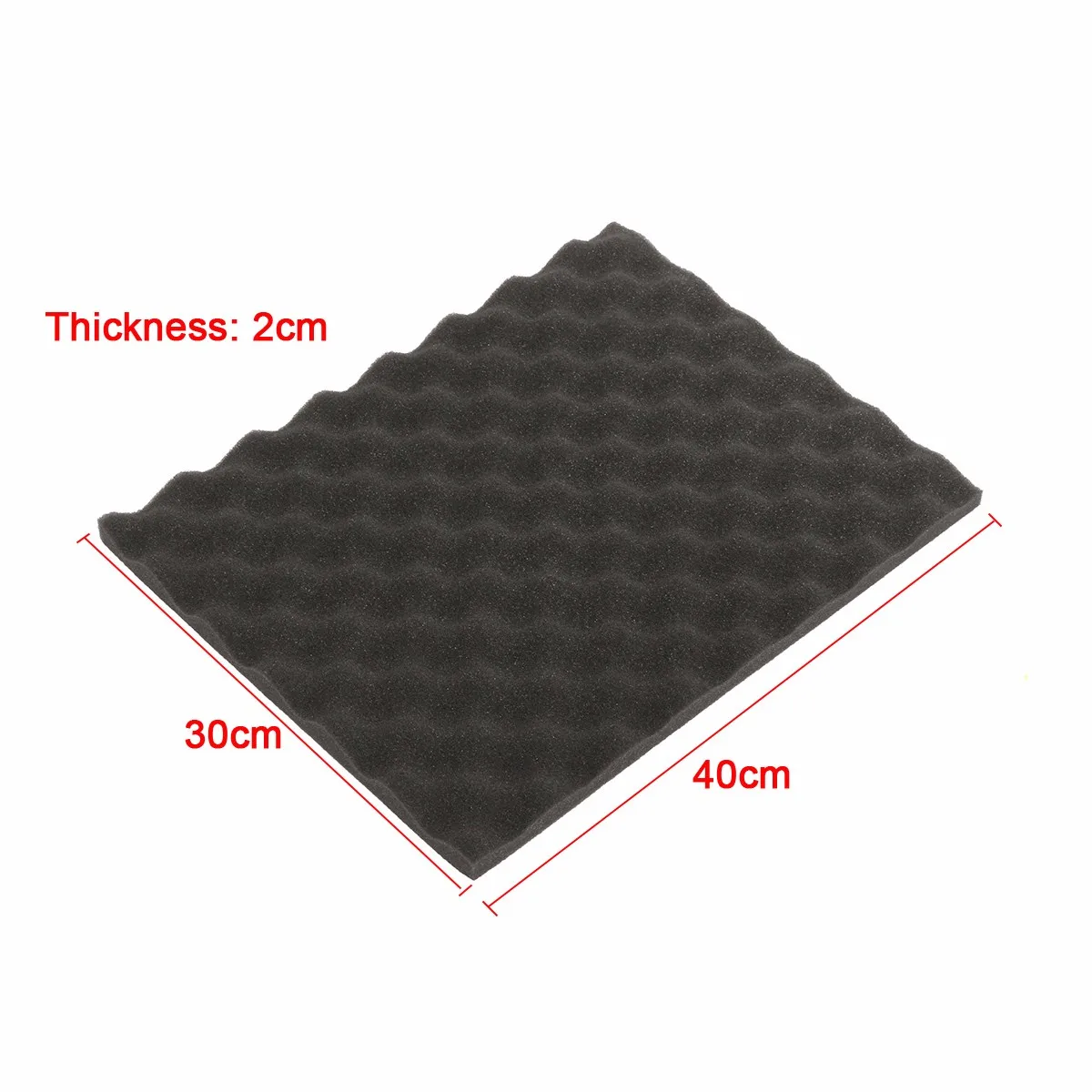 6 шт 40x30x2 см звукоизоляционные пенопластовые панели для обработки звука акустические панели акустическая студия губка звукоизоляции