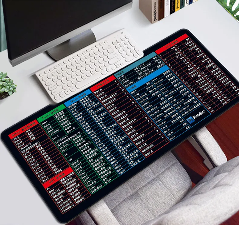 

Gaming Mouse Pad Large Mouse Pad Big Mouse Mat Computer Mousepad Carved World Map Mause Pad Desktop Keyboard Mat Cushion XXL