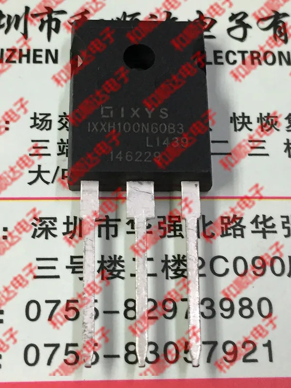 5 шт./лот IXXH100N60B3-247 с изолированным затвором(IGBT) 600V 100A