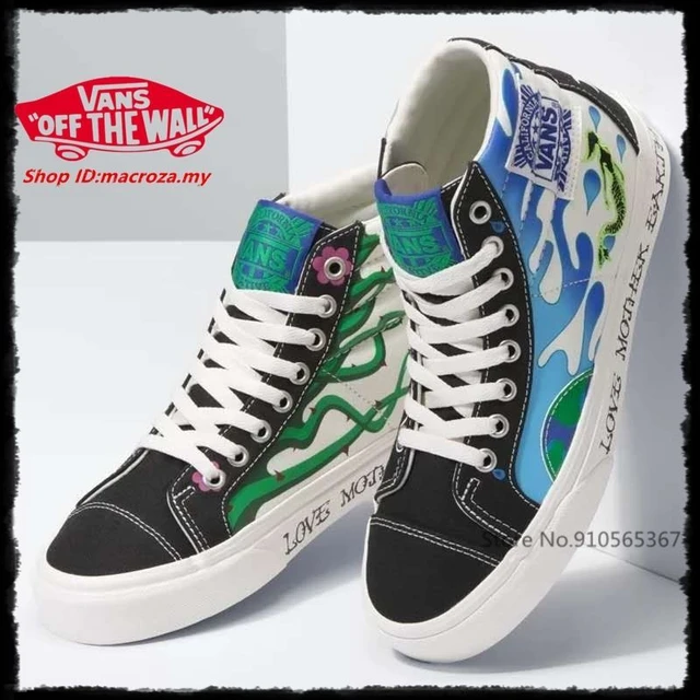 vans high top colorful