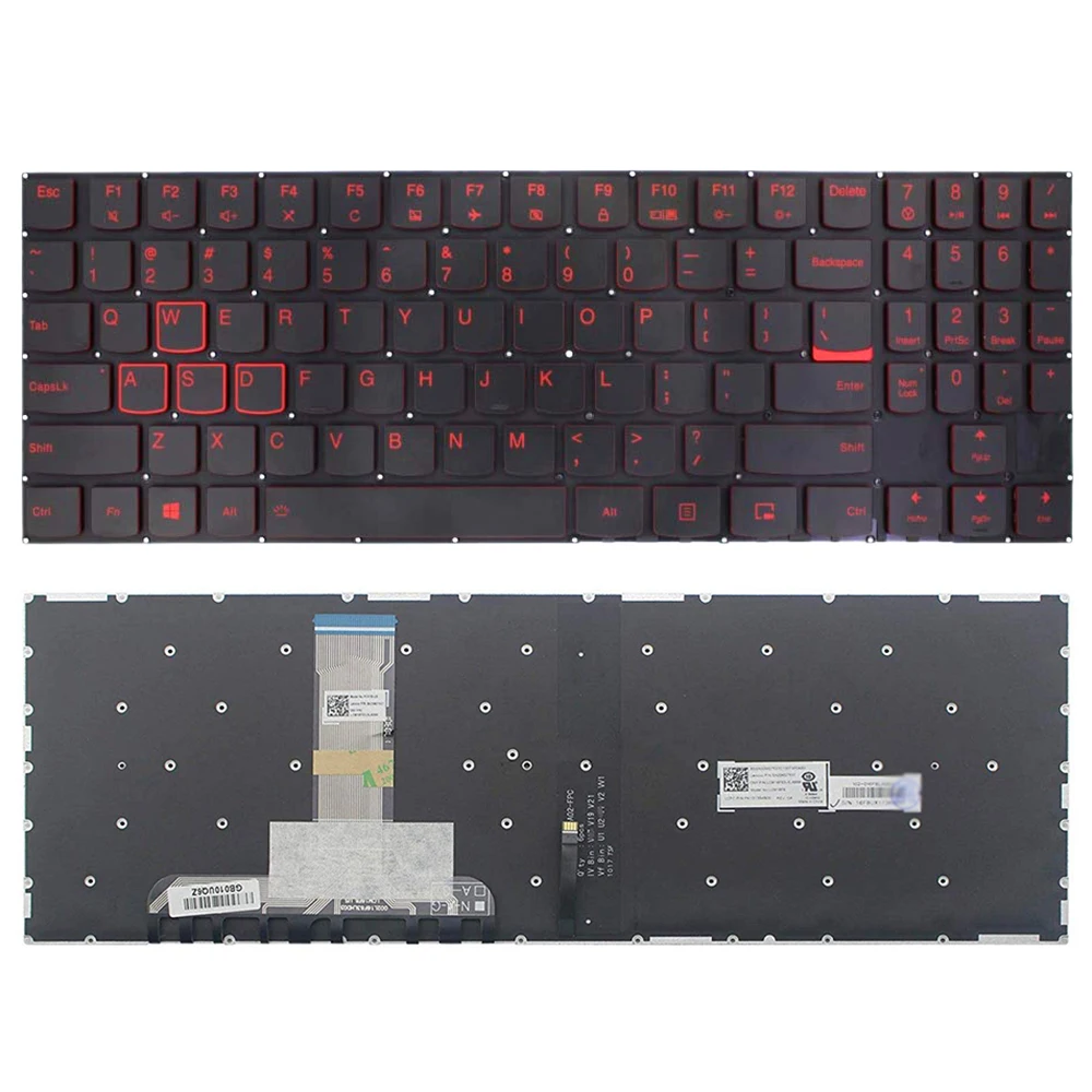 Для lenovo Legion Y520 Y520-15IKB Y720 Y720-15IKB R720 R720-15IKB ноутбук английская Клавиатура США с подсветкой