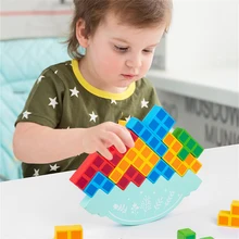 

Kids 3D Toys Tetris Balance Game Toys Educational Fine Motion Training Stacking Block Early Learning Toy Gifts For Children Gift