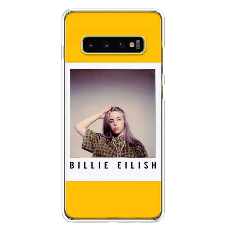 TW014-7 Billie Eilish Красивая желтая крышка чехол для телефона для samsung Galaxy A10 A20E A30 A40 A50 A70 A50S A80 M30S A6 A7 A8 A9 плюс - Цвет: TW014-7