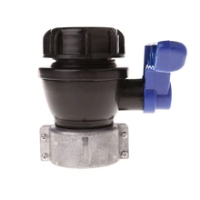 Прямая поставка IBC Tote бак шаровой клапан дренажный адаптер 2,4" грубая резьба