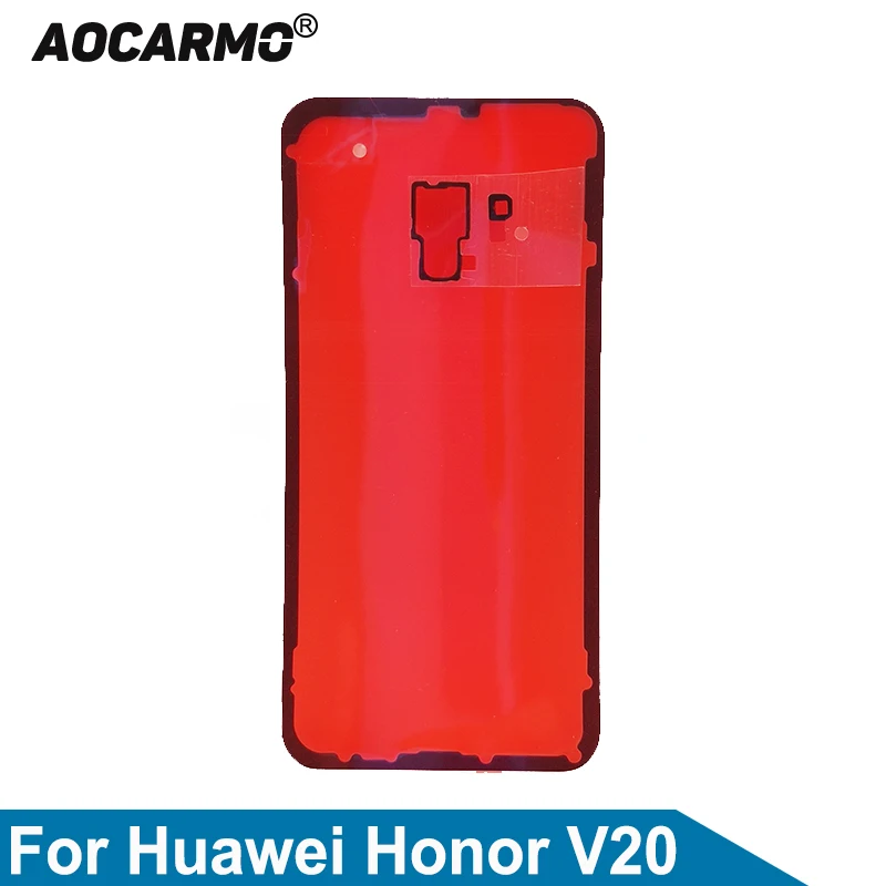 Aocarmo для Huawei Honor V20 затенение губка и задняя рамка крышка аккумулятора клейкая