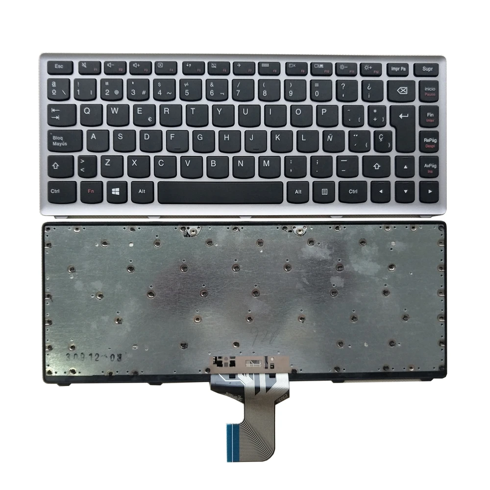 

Good Quality OVY SP laptop keyboard for LENOVO Z400 Z400T Z400A P400 Z400N p/n:BCRSC UK A03 Spanish KB