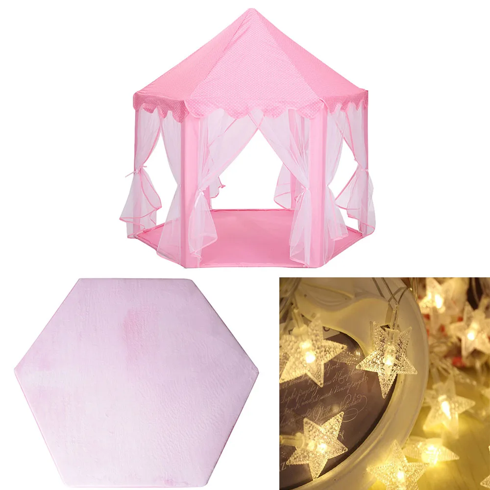 Детские игрушки палатка Cabana Infantil мяч бассейн наружная Игровая палатка Tipi девочка мальчик замок игровой домик Принцесса замок детская палатка - Цвет: WJ3003AP1P7