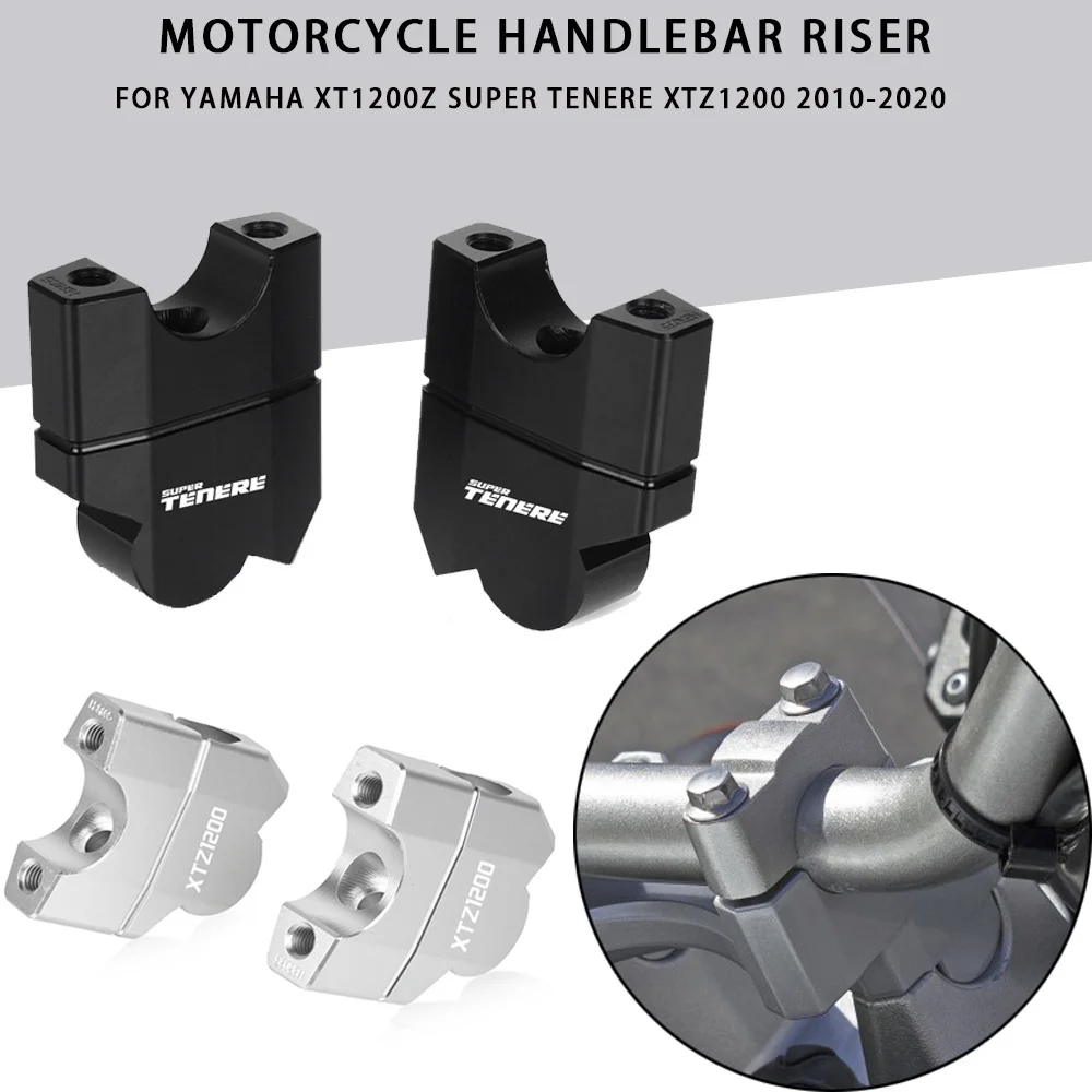 

For Yamaha XT1200Z SUPER TENERE XTZ1200 XT 1200 Z 2010-2020 Motorcycle Handlebar Risers Clamp Mounting Mount Riser Adapter