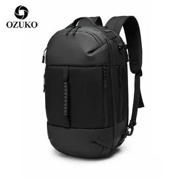 

OZUKO Bag Multi-function backpack Men Backpack 15.6 inch Laptop Bag Male Waterproof Large Capacity Backpacks Travel Bags Mochila