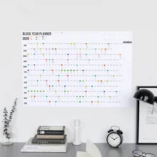 Календарь, настенный календарь, 365 дней, обратный отсчет, дневник, календарь с 2 листами, наклейки, товары для школы и офиса