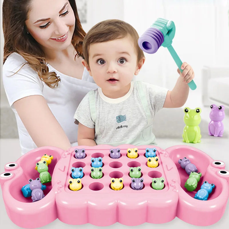  Funny Baby Catch Frog Greedy Beans Early Education Puzzle Parent-child Double Fight Interactive Tab
