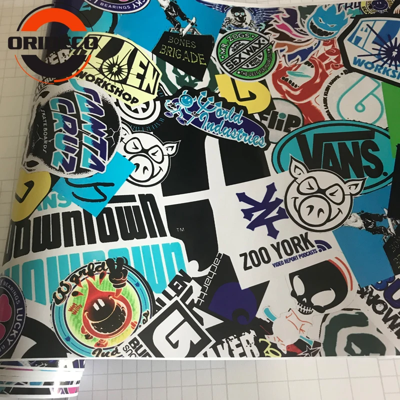 10/20 Вт, 30 Вт, 40 см/50 см X 152 см JDM граффити на коньках Сноубординг стикеры брендов винил Обёрточная бумага Автомобиль Мотоцикл Скутер велосипед Обёрточная бумага пинг Чехлы наклейка