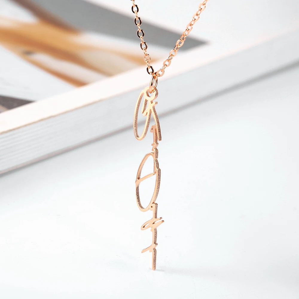 Steel Personalized Name Necklace Custom Necklace For Women Custom Name Necklace Customized Jewelry Gift for Her Dropshipping (3)