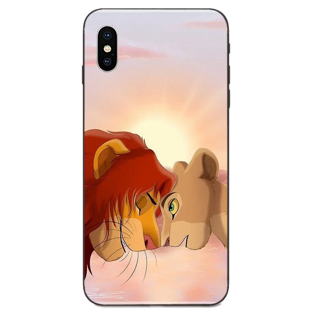 Пользовательский узор черный мягкий корпус Король Лев для Xiaomi mi x Max Note 2 2S 3 5X6 6X8 9T SE A1 A2 A3 CC9e Lite Play Pro F1 - Цвет: as picture
