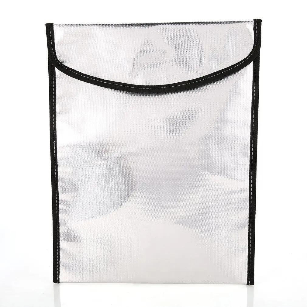 

Battery Safe Bag Explosion-proof Folder Security Fireproof Bag Bank Storage Home Office Document File Bag Safety Guard Pouch
