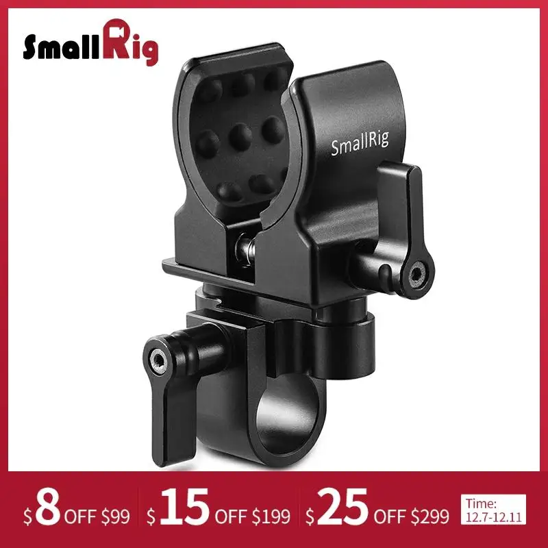 SmallRig DSLR Camera Rig Universal Studio Microphone Clamp Shot gun