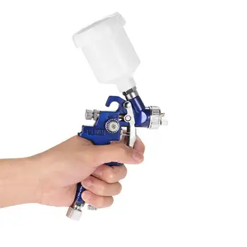 

0.8mm/1.0mm Nozzle H-2000 Professional HVLP Spray Gun Mini Air Paint Spray Guns Airbrush For Painting Car Aerograph