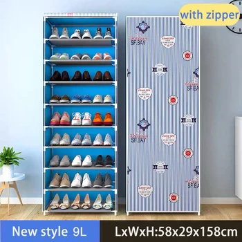 

2020 Hot Multilayer Shoe Cabinet Dustproof Shoes Storage Easy to Install Space Saving Stand Holder Home Dorm Furniture Shoe Rack