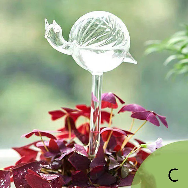 1Pcs Automatic Watering Globe Plant Flower Water Bulbs Animal Shape Glass Home Decor Garden Watering System Self Watering Device 