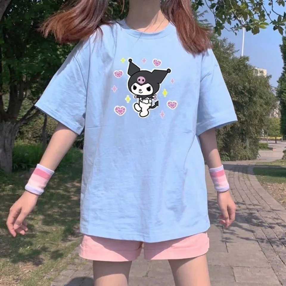 Sanrio Y2k Kawaii Kuromi T Shirt 