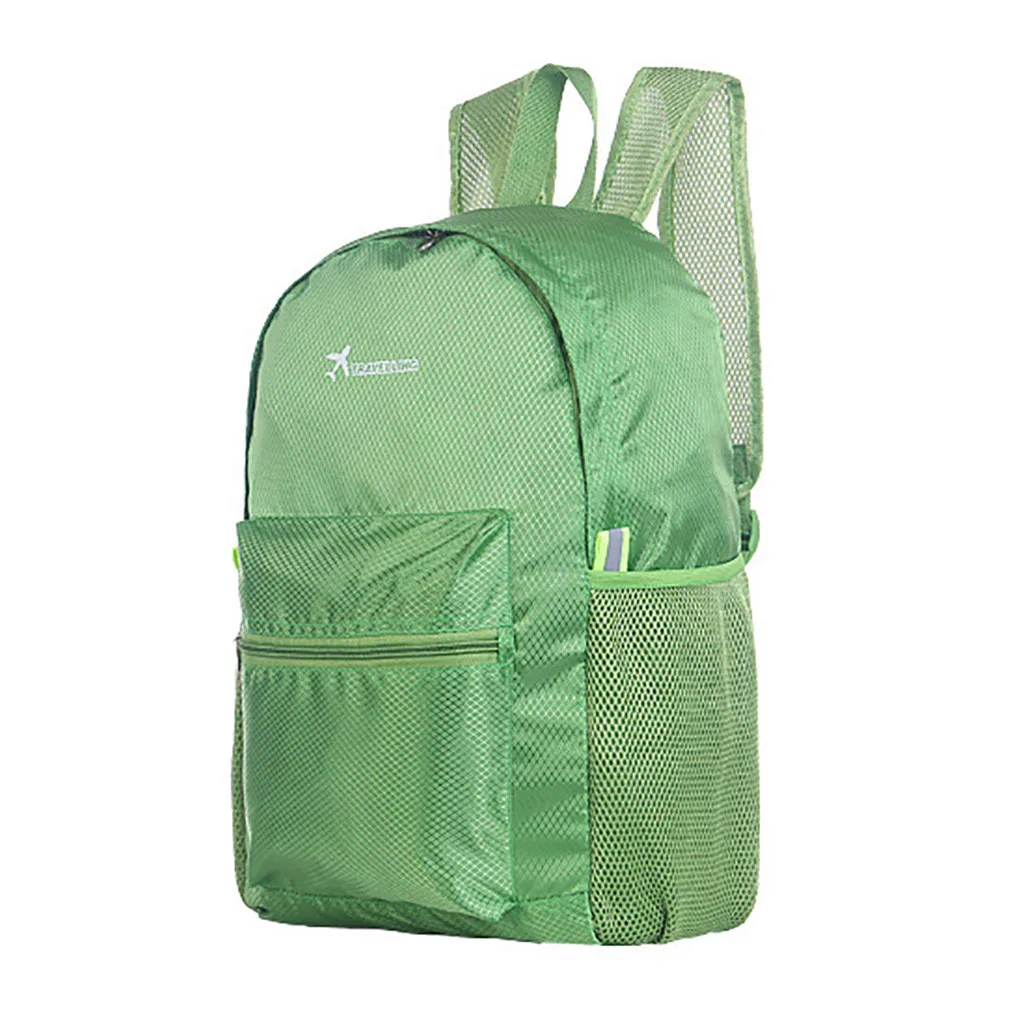 Новинка, Одноцветный рюкзак, mochila feminina, спортивный светильник, для улицы, рюкзак, sac a dos, светильник, простой, складной, рюкзак, placak# C8