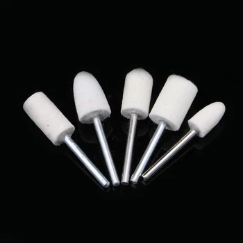 

25Pc 1/8'' 3mm Polishing Buffing Wool Cotton Wheel Rotary Tool Accessory Kit New