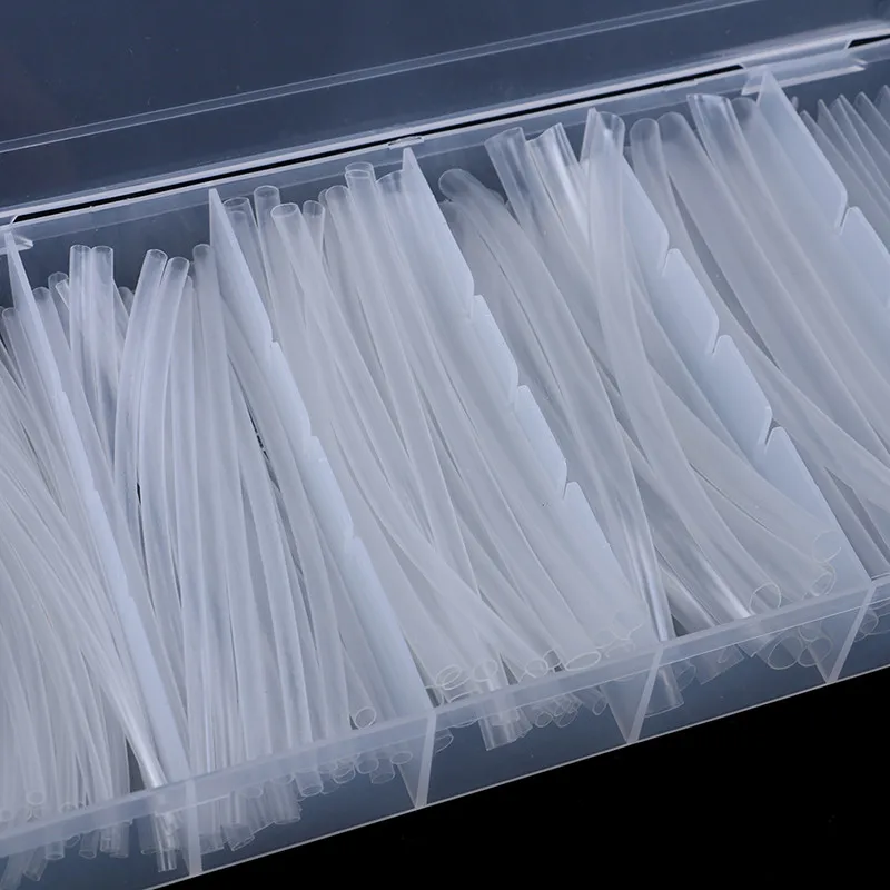 150Pcs transparent Polyolefin Heat Shrink Tube Cable Sleeve Wrap Wire Set Insulated Shrinkable Tube