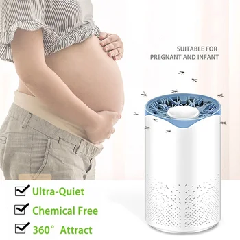

Mosquito Lamp USB Electric Voiceless Flying Insects Mosquito Light Fashion LED Insect Trap Moths Killer Zapper Pest Bug
